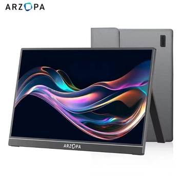 Портативний монітор ARZOPA 16,1" 144Hz, 1920×1080 FHD IPS, підтримкою HDMI/Type-C/USB-C, ігровий екран Eye-Care, для ноутбука/ПК/Mac/PS3/4/5 /Xbox [Клас енергоефективності A]