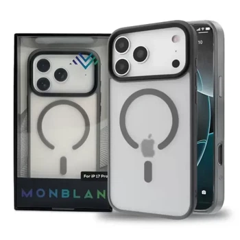 Чехол Monblan Magnetic Crystal Series Matte Gray для iPhone 17 Pro