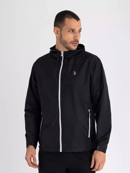 Вітровка чоловіча U.S. Polo Assn 613616961 M Чорна (1159844796)