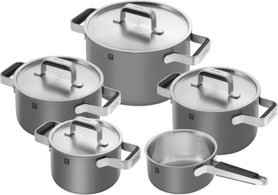 Набір каструль Zwilling J.A. Henckels Pure Сірий 5 шт (4009839676048)