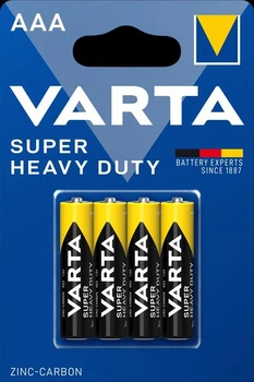 Батарейки Varta Super Heavy Duty AAA R03 — 4шт