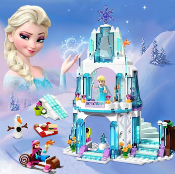 Дитячий конструктор замок Холодне Серце Принцеса Princess 3312 палац Ельза для дівчаток ( 21568 )