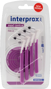 Щітка міжзубна Dentaid Interprox Plus 2G Maxi Conical 2.3 мм 4 шт (8427426079885)