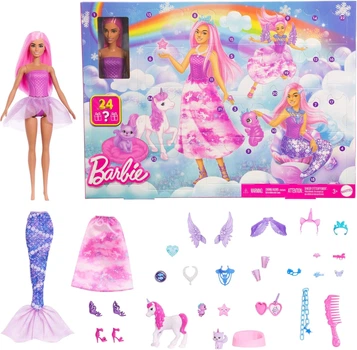 Кукла Барби Дримтопия Адвент-календарь Фантастическая трансформация Barbie Dreamtopia Fantasy Advent Calendar 2025 (JFL66) (JFL66)