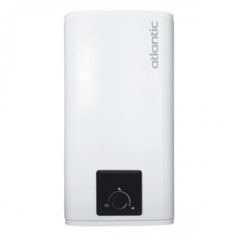 Водонагреватель Atlantic серии Steatite Cube VM 30 S3 C 1500W EG (8312870), 30 л, 1.5 кВт, вертикальный монтаж, "cухой" ТЭН, призма кубический, класс B, белый