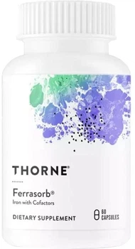 Комплекс Thorne Research Будівельна Формула Крові Ferrasorb 60 гелевих капсул (693749750031)