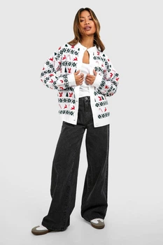 Жіночий кардиган boohoo 114633-4 S різнокольоровий (1146330030)