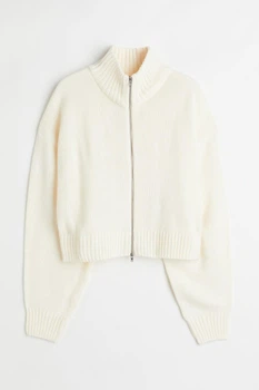 Жіночий кардиган H&M 211528-4 XL(175/116) молочний (2115280006)