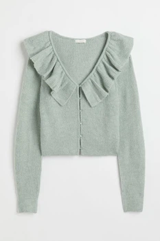 Жіночий кардиган H&M 211561-2 XL(180/116) зелений (2115610006)