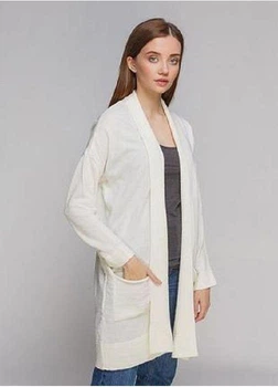 Жіночий кардиган H&M 721816-3 L(175/104) молочний (2000005054013)