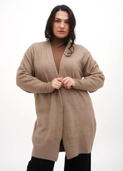 Жіночий кардиган H&M 710920-2 XS(160/80) бежевий (2000004907556)