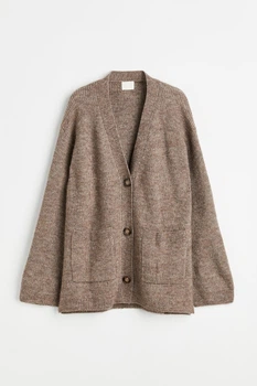 Жіночий кардиган H&M 206381-2 S(165/88) коричневий (2063810003)