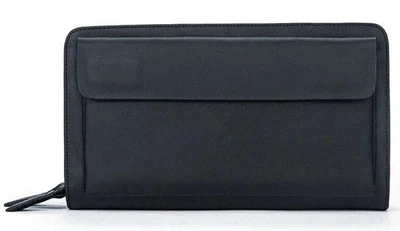 Клатч чоловічий з натуральної шкіри Vintage 14833 Чорний 4396758