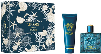 Zestaw męski Versace Eros Woda toaletowa 100 ml + Żel pod prysznic 150 ml (8011003900015)