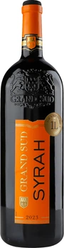 Вино Grand Sud Syrah червоне напівсухе 1 л (3263280101899N)