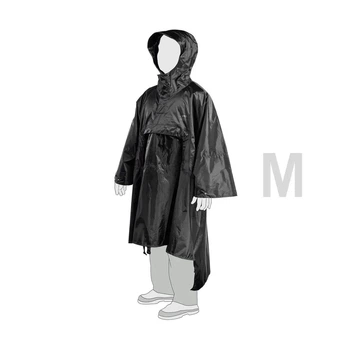 Пончо Tasmanian Tiger Tac Poncho, Black, M