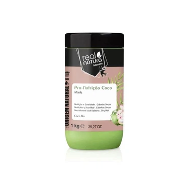 Маска Real Natura Pro-Nutrição Extra Coco для живлення та блиску волосся, 1000 мл