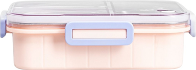 Lunch box Homla KYOTA 3 el różowy 0.75 l (5906496748899)