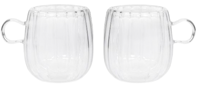 Zestaw szklanek Homla Cembra Groove z podwójną ścianką 0.25 l x 2 szt (5904183888149)