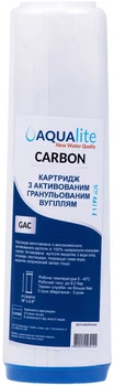 Картридж із кокосовим вугіллям Aqualite GAC Ø70x250мм 45°C (очищення від хлору та органічних забруднень)