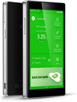 Мобільний 4G LTE WiFi роутер GlocalMe G4 Pro Black