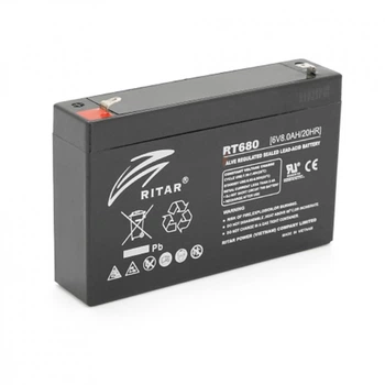 Батарея к ИБП Ritar AGM RT680, 6V-8Ah (RT680B) (259778)