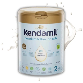 Наступна дитяча молочна суміш Kendamil Classic (європейська Premium 2) на основі незбираного коров'ячого молока для дітей від 6 до 12 місяців 800 г