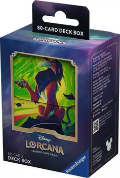 Коробка для карток Ravensburger Disney Lorcana Azurite Sea S06 Skaza (4050368984418)