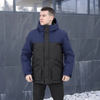 Парка Pobedov Navy Черно-синий 2XL OW55983 0672XLbabb