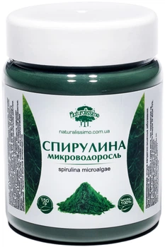 Спирулина микроводоросль 150 г Naturalissimo (hub_vOYX43995)