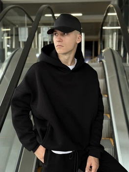 Худи oversize Pobedov Urbanist Черный Универсальный BLhu2&nbsp;623UNba