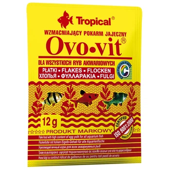 Корм для аквариумных рыб Tropical Ovo-Vit хлопья 12 г (MLZ6223)