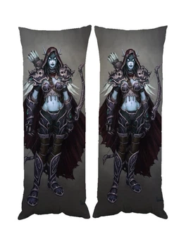 Подушка дакимакура Сильвана Отрекшиеся World of Warcraft 30х60см 1847