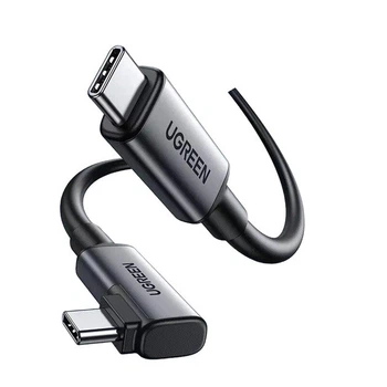 Кабель кутовий для VR - Ugreen US551 Right Angle USB-C to USB-C VR Link Cable 5 метрів (6957303896295)
