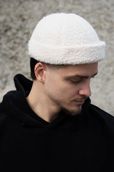 Чоловіча Хутряна Кепка Докер Теді Without Dax Beige 550346949