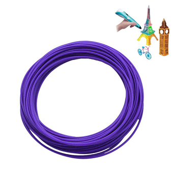 Запаска для 3D ручки 3D Pen, пластик для рисования, 10 м, PLA пластик фиолетовый