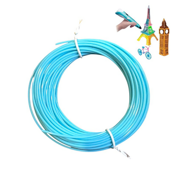 Запаска для 3D ручки 3D Pen, пластик для рисования, 10 м, PLA пластик светло голубой