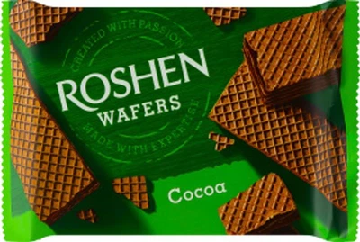 Вафлі Roshen Wafers шоколад 72 г