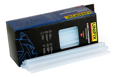 Стрижень клейовий Unifix 7 x 200мм прозорий (1кг) (951453)