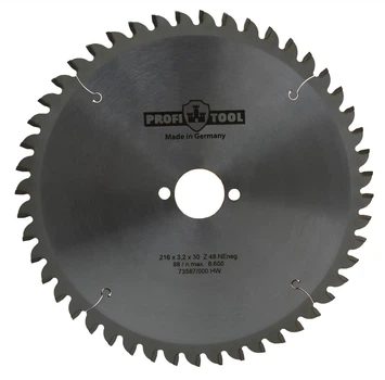 Диск пильний PROFITOOL - 216х3, 2х2, 6х30 мм Z=48, TFneg (NE) (2121606)