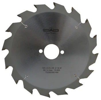 Диск пильный PROFITOOL - 190х2,6х1,6х30 мм Z=16, W (ATB) (2119005)