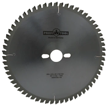 Диск пильный PROFITOOL - 260х2,5х1,8х30 мм Z=60, Wneg (ATBneg) (2126003)