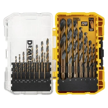 Набір свердлу по металу DeWALT Black&Gold HSS-G, 23 шт.