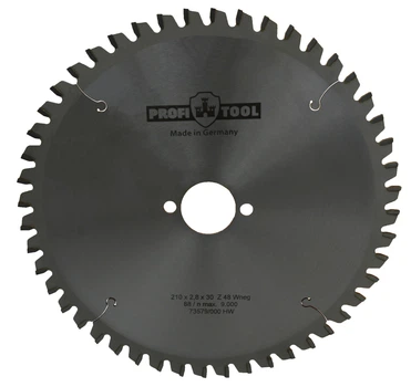 Диск пильний PROFITOOL - 210х2, 8х1, 8х30 мм Z = 48, Wneg (ATBneg) (2121008)