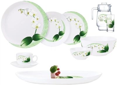 Столовий сервіз Luminarc Diwali White Orchid 46 предметів (P7270)
