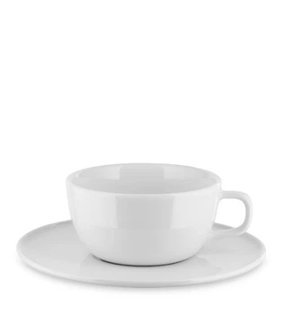 Набір із 4 чашок з блюдцями для чаю Alessi Itsumo 240 мл (NF07/78S)