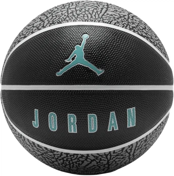 Мяч баскетбольный Nike Jordan Playground 2.0 8P Deflated size 6 Black/White/White/Clear Jade (J.100.8255.016.06)