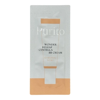 ББ крем із екстрактом центели Purito Seoul Wonder Releaf Centella BB Cream SPF30 PA+++ 1 ml №13 Neutral Ivory (оновлена ​​версія) (пробник)
