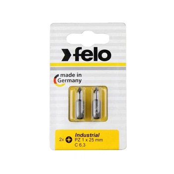 Бита FELO PZ1x25 мм INDUSTRIAL блистер 2 шт (02101036)