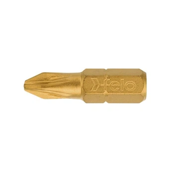 Бита Felo PZ1х25 мм TIN; 1/4"; С 6,3 (2 шт.) (02101070)